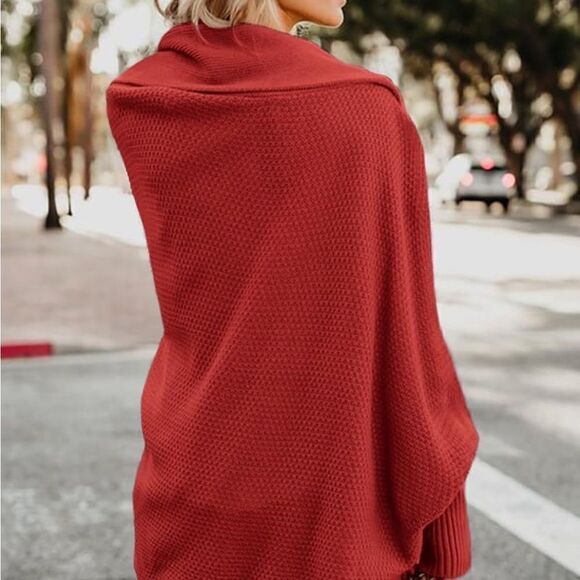 Chunky Knit Oversized Cardigan Sweater - Picture 1 of 3